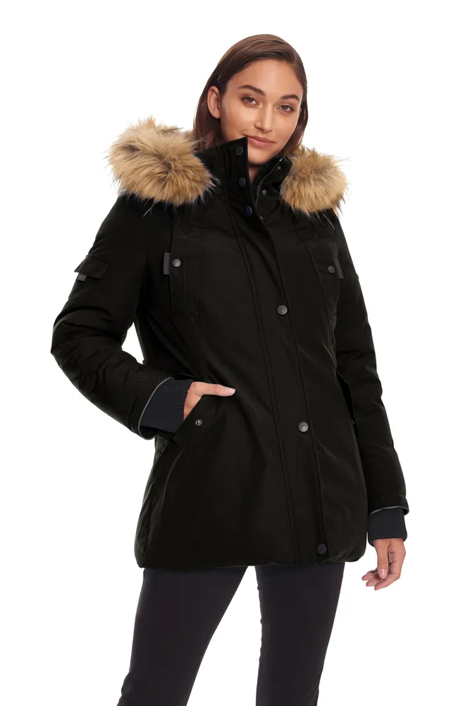 Alpine north womens vegan down parka 2024 winter jacket
