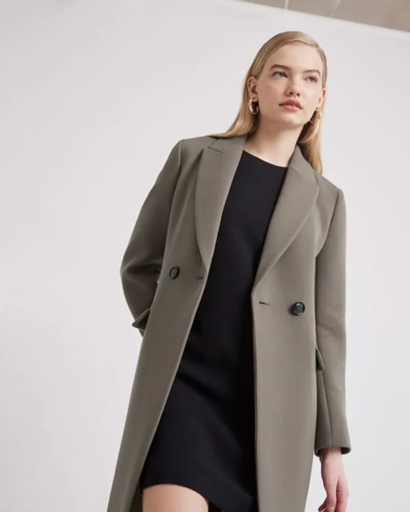 RW CO. Fitted Long Twill Coat The Pen Centre