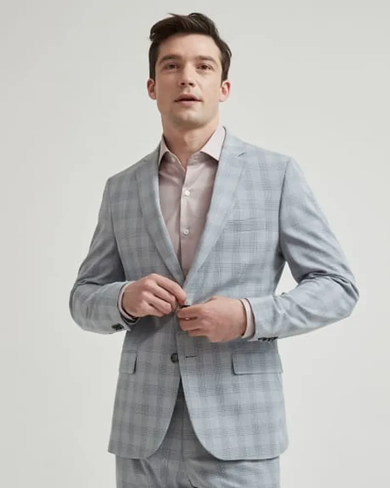 34s slim fit online blazer