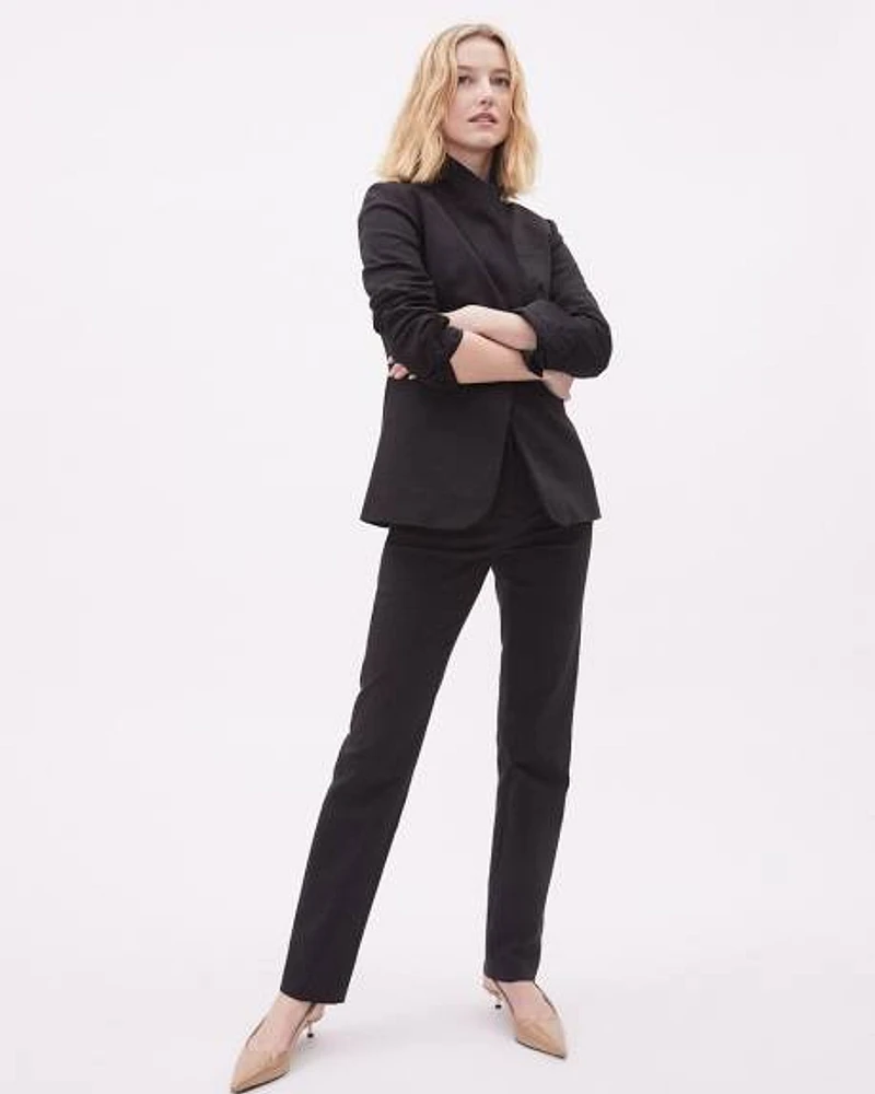 One button blazer hotsell