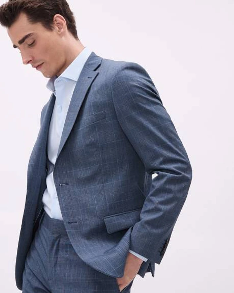 Blazer checkered cheap