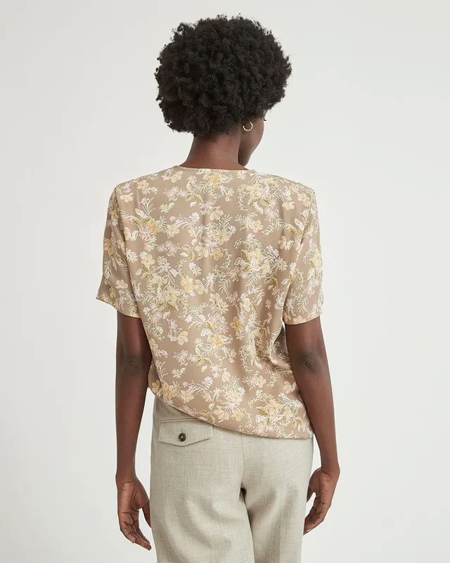 RW&CO Long-Sleeve Buttoned-Down Twill Blouse | Galeries de la Capitale