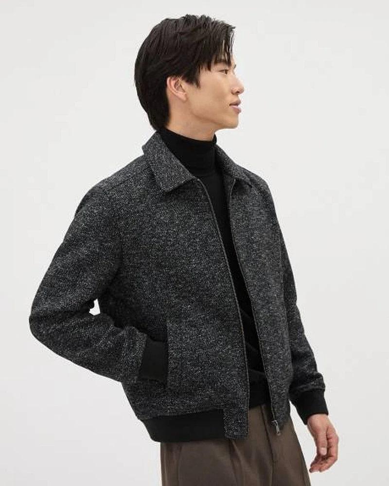 Black tweed jacket cheap