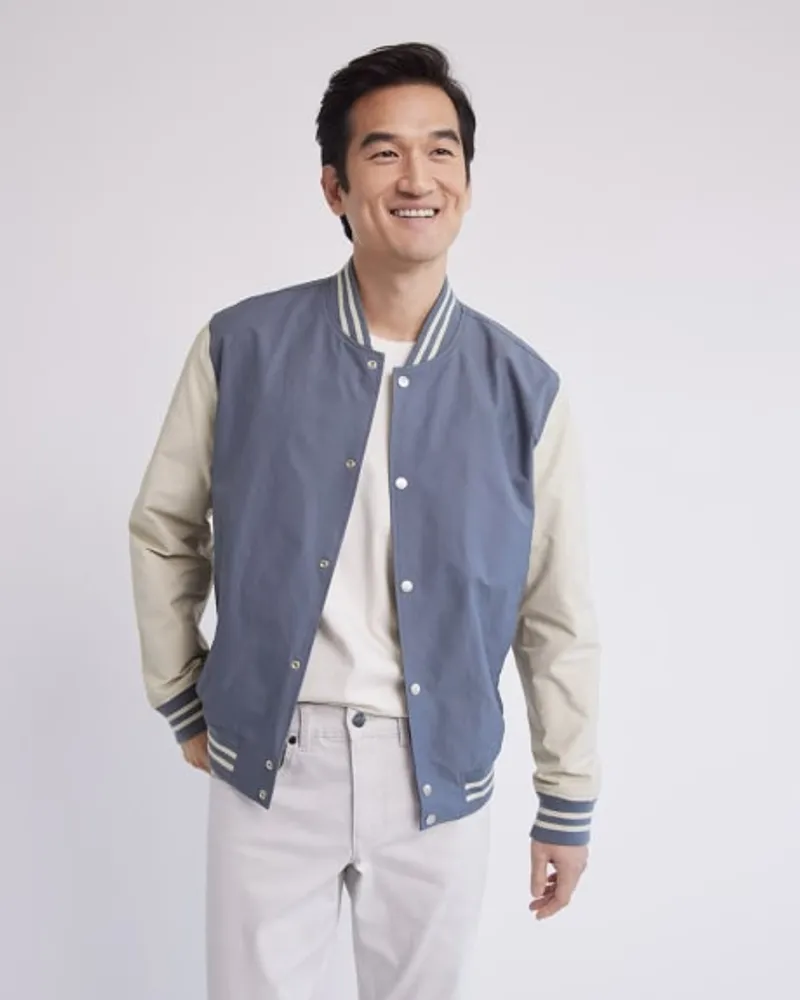 RW CO. Varsity Bomber Jacket Petrol