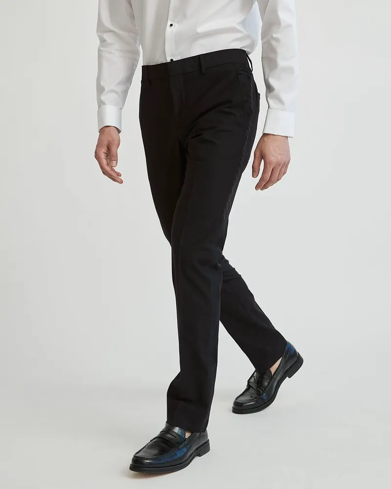 Men's side stripe dress pants hotsell