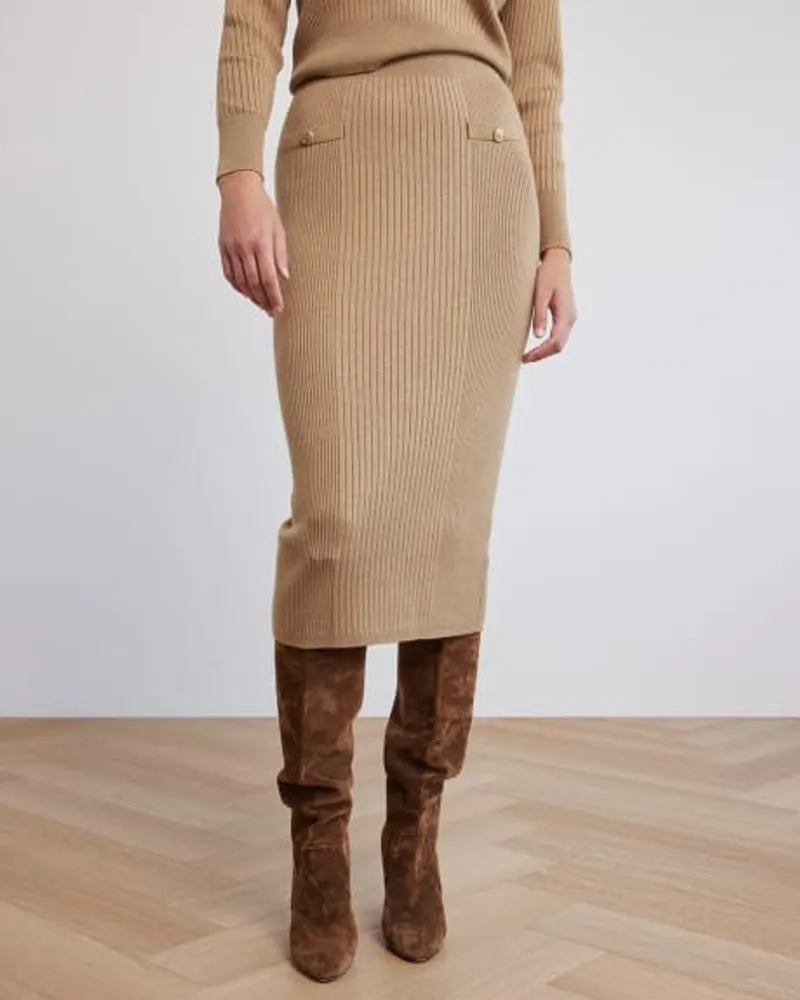 Midi skirt with outlet pockets xxl
