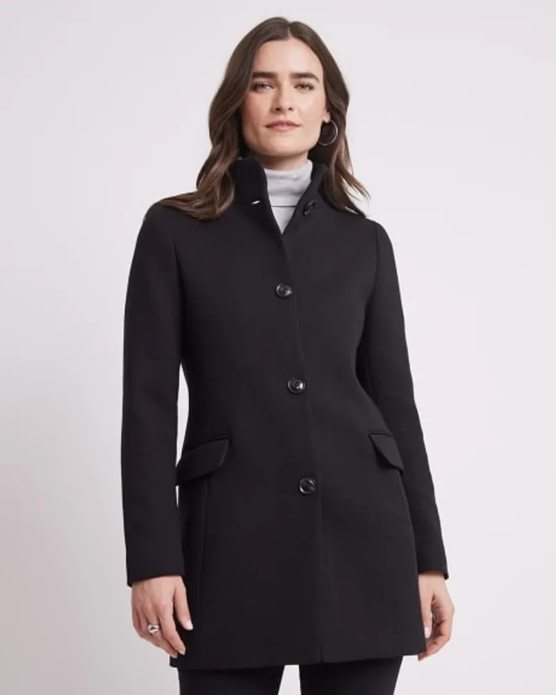 RW CO. Classic Twill Coat with High Neckline Southcentre Mall