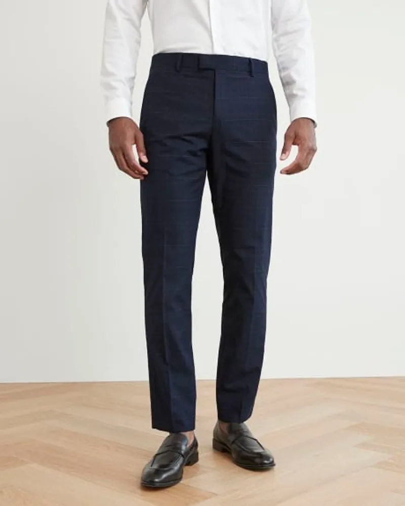 Checkered suit pants sales