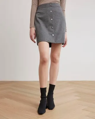 Rw best sale pleather skirt