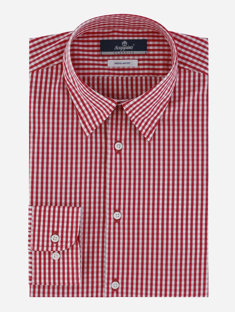 Camisa cuadros roja y blanca hombre online