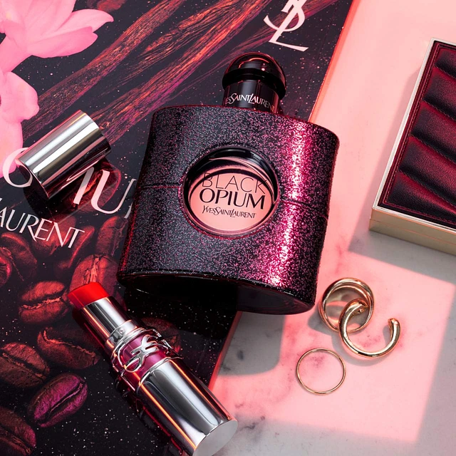 Yves Saint Laurent Black Opium Eau de Parfum with Coffee & White