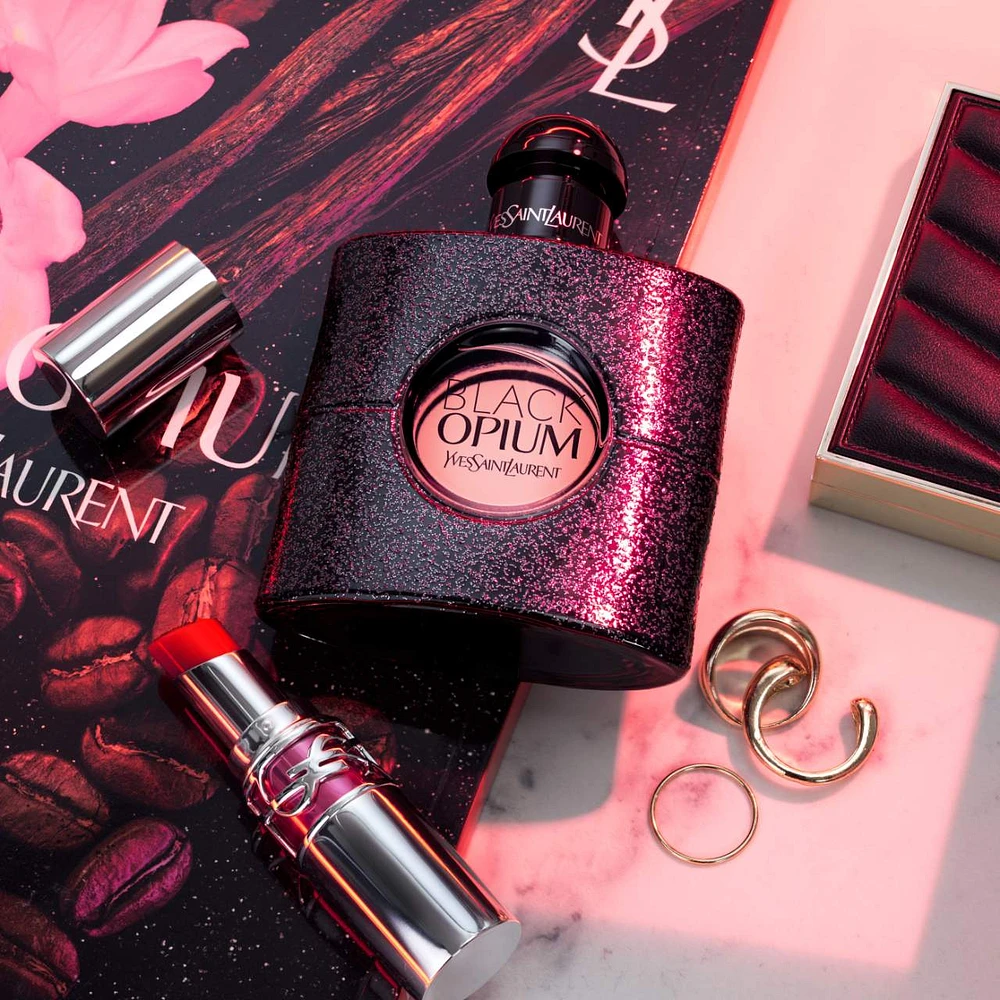 Yves Saint Laurent Black Opium Eau de Parfum with Coffee & White