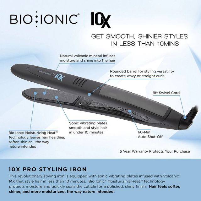 Bio Ionic 10X Pro Styling Iron 1