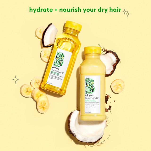 Briogeo Superfoods Banana + Coconut Nourishing Shampoo + Conditioner