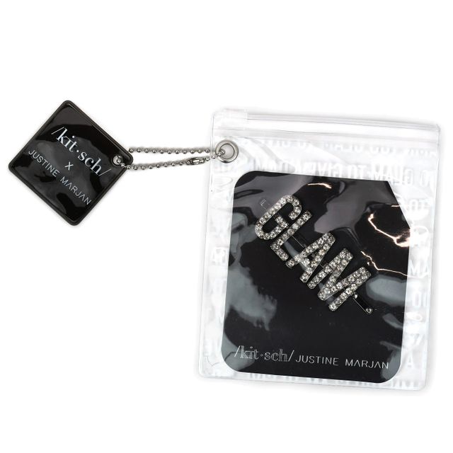 Kitsch X Justine Marjan Rhinestone GLAM Bobby Pin The Summit