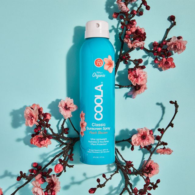 Ulta COOLA Peach Blossom Classic Body Organic Sunscreen Spray SPF 70