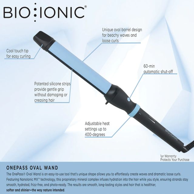 Bio ionic outlet curling iron sephora