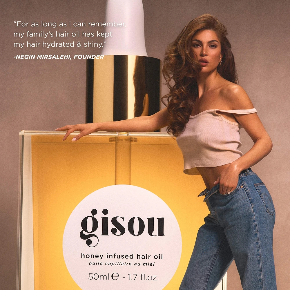Shop Gisou Honey Infused Hair Oil at Beverly Center in Los Angeles, CA