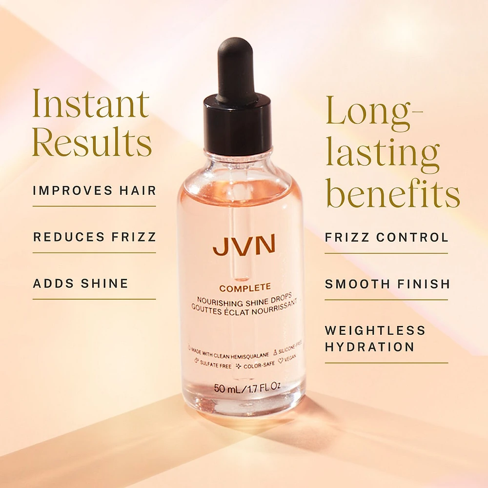 Shop JVN Complete Nourishing Hair Oil Shine Drops at Beverly