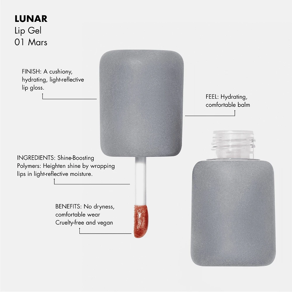 Shop SIMIHAZE BEAUTY Lunar Lip Gel Gloss at Beverly Center in Los