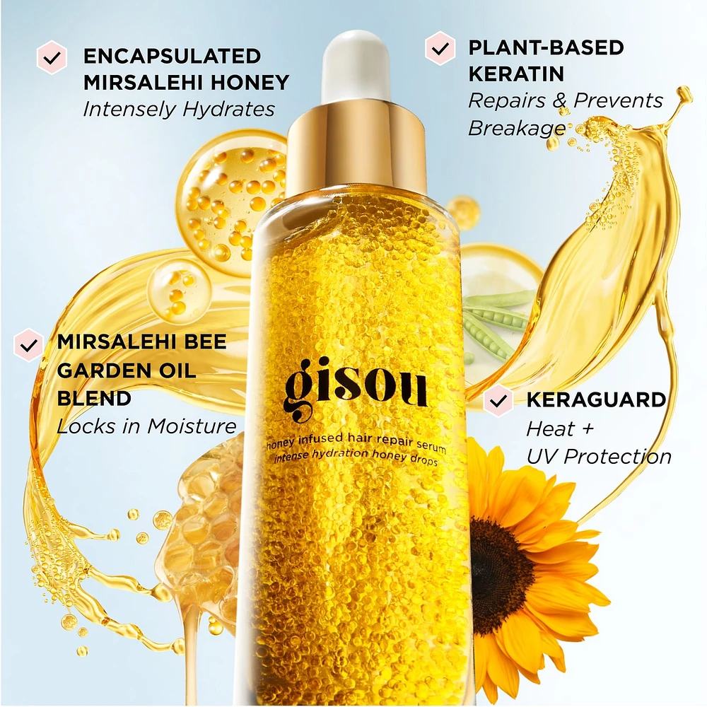 Shop Gisou Honey Infused Hair Repair Serum at Beverly Center