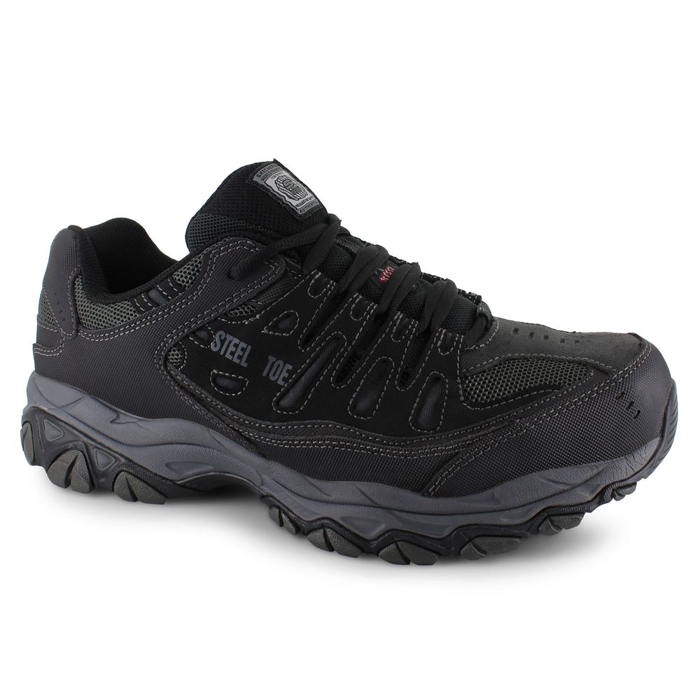 SHOE DEPT. ENCORE Skechers Work Cankton Steel Toe 77055