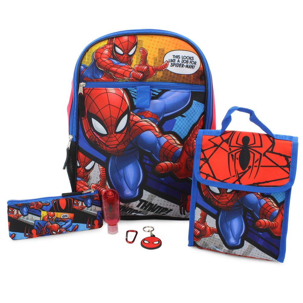 Spiderman school deals bag set