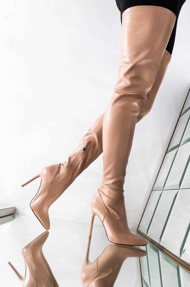 Azalea wang AKIRA Azalea Wang Ready Or Not Thigh High Stiletto