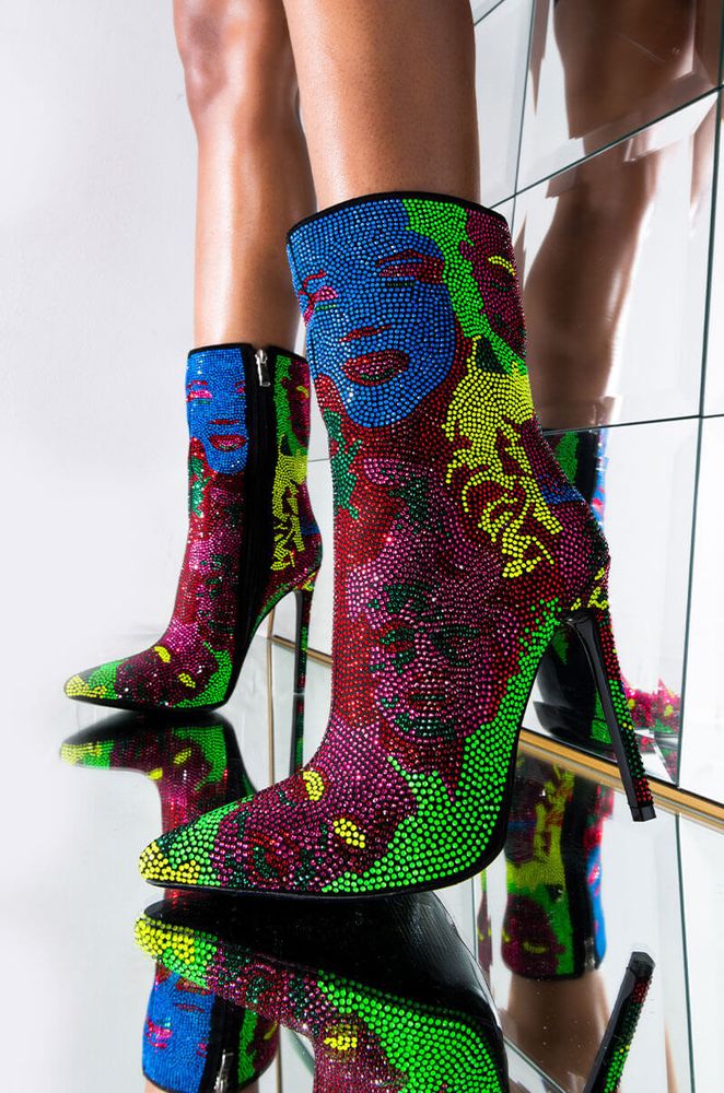 Azalea wang AKIRA Azalea Wang Stop And Stare Stiletto Bootie