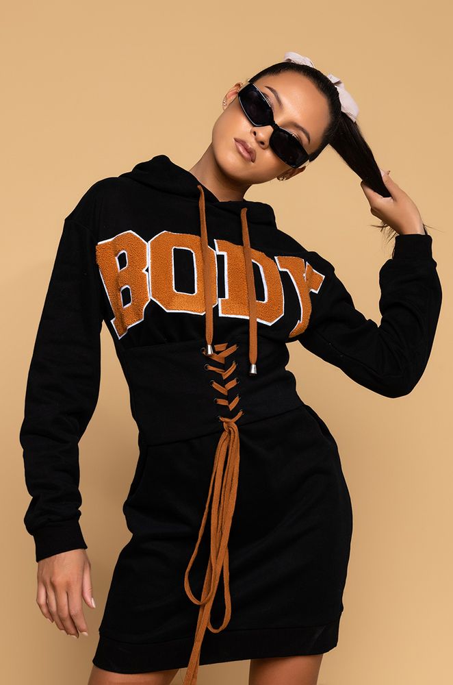 Corset hot sale hoodie dress