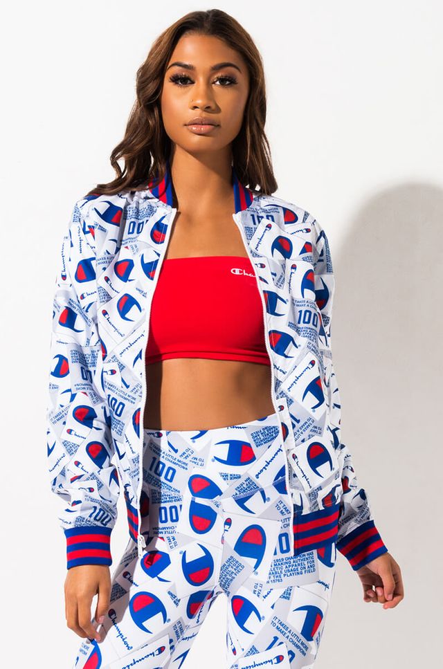 Champion AKIRA Champion Cropped Filled Baseball Jacket Foxvalley