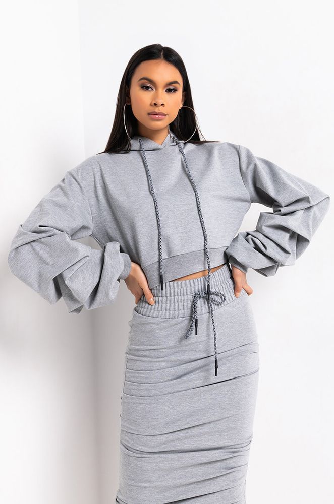 AKIRA Cold Brew Bubble Sleeve Hoodie Foxvalley Mall
