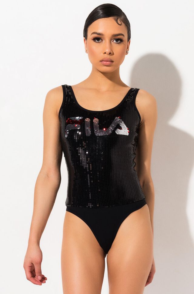 White fila bodysuit clearance