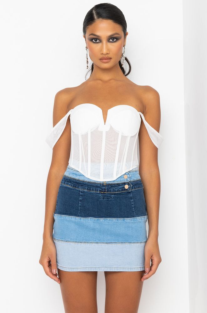 Dressy corset tops best sale