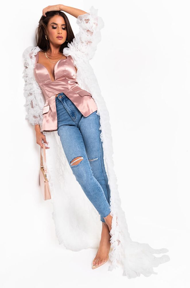 Kikiriki on sale frill cardigan