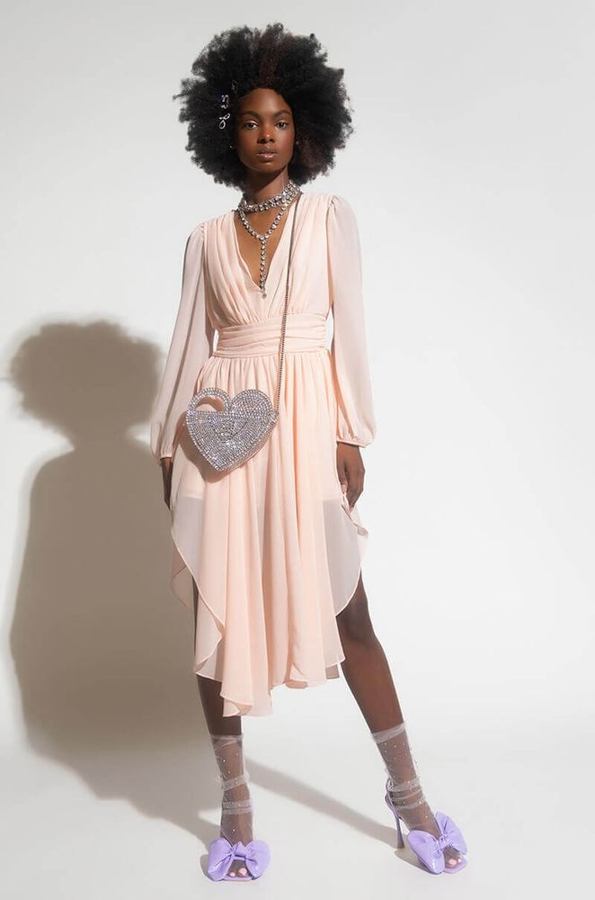 Akira pink top dress