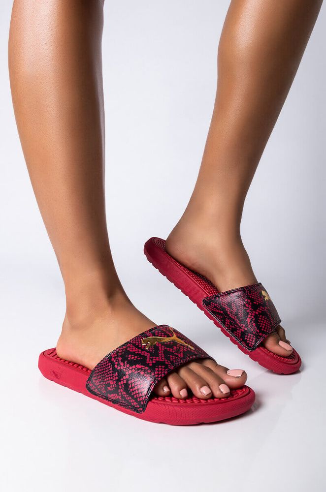 Puma fluffy discount slides queen