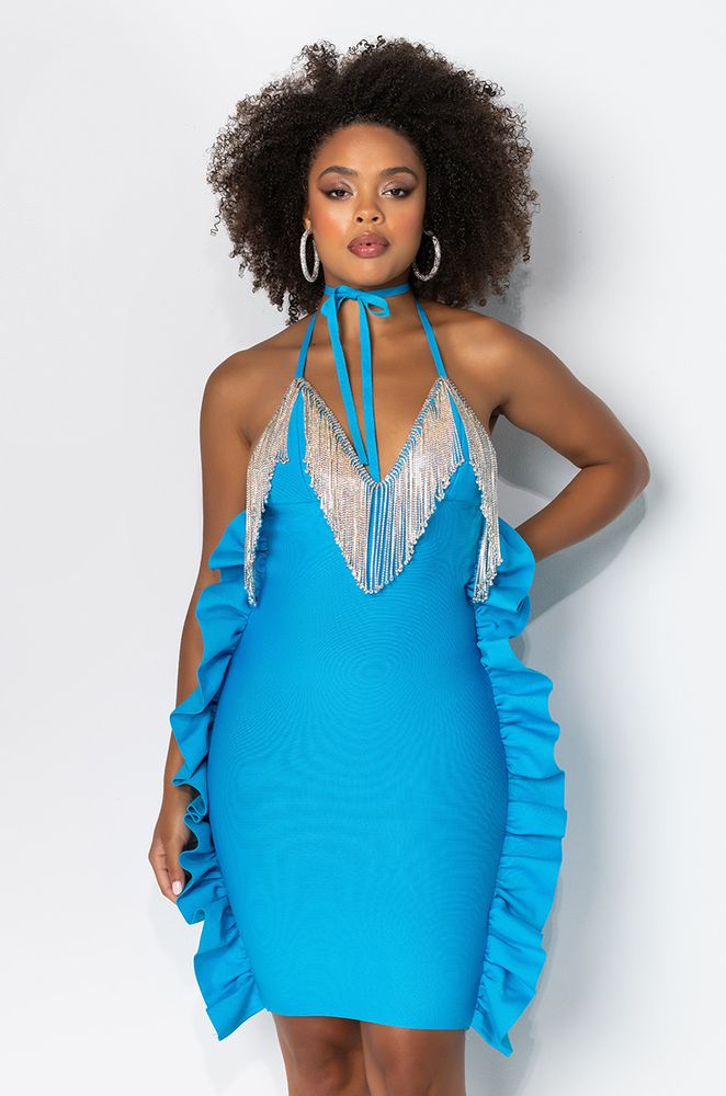 Akira blue dress shop