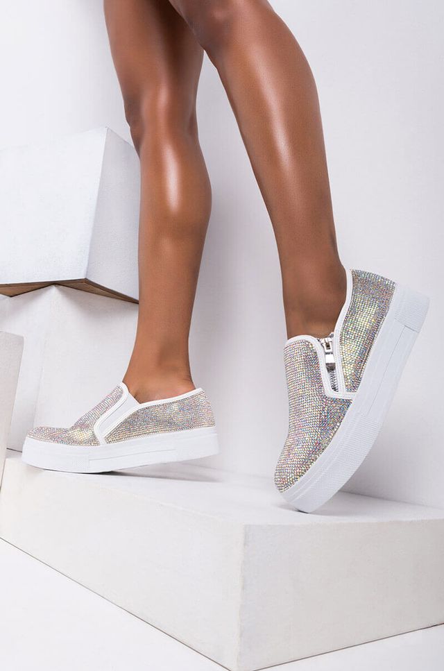 Vigo fiore sales rhinestone sneakers
