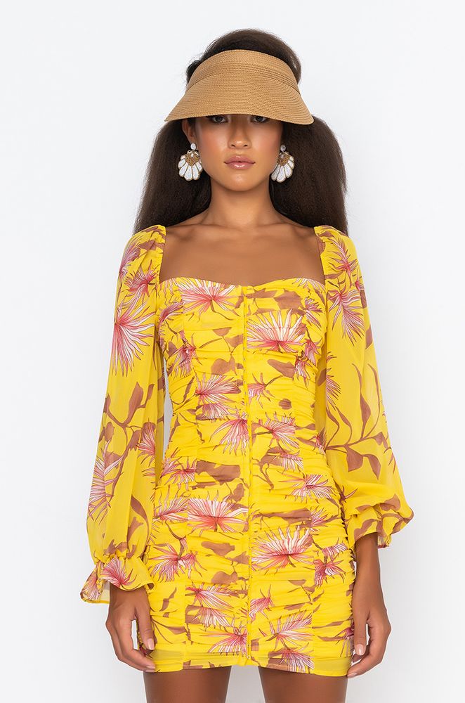 Akira deals yellow dress