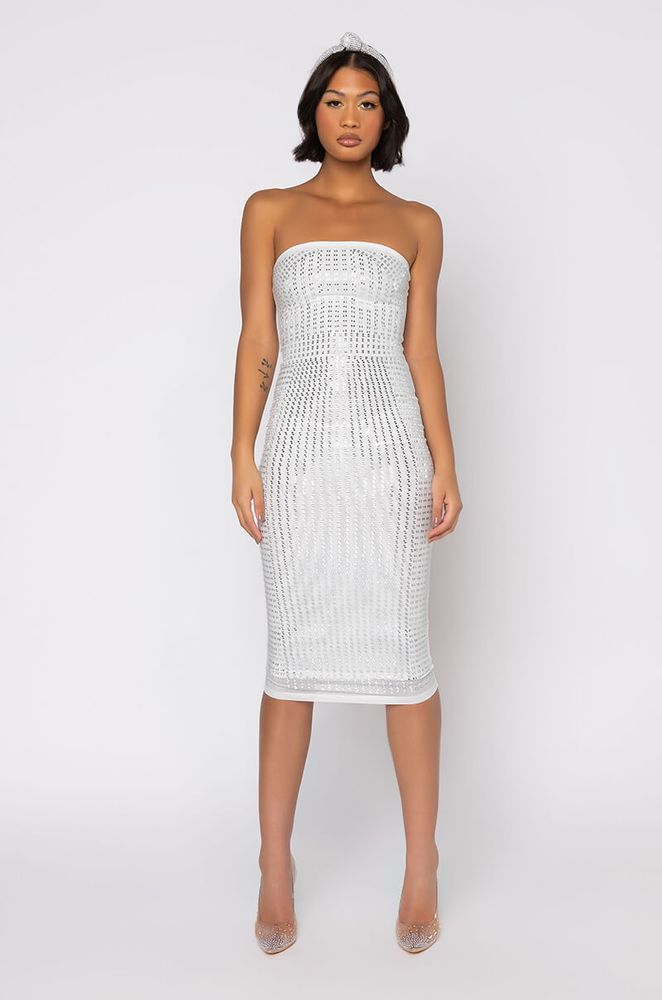 AKIRA With The Curves Midi Tube Dress Foxvalley Mall