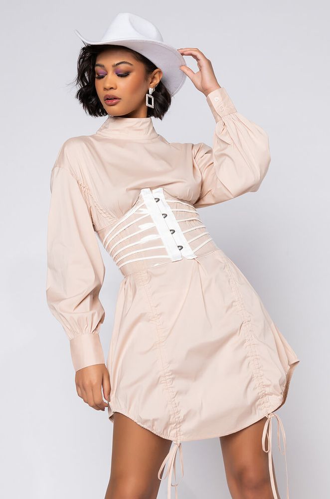 AKIRA Worth The Risk Clear Corset Foxvalley Mall