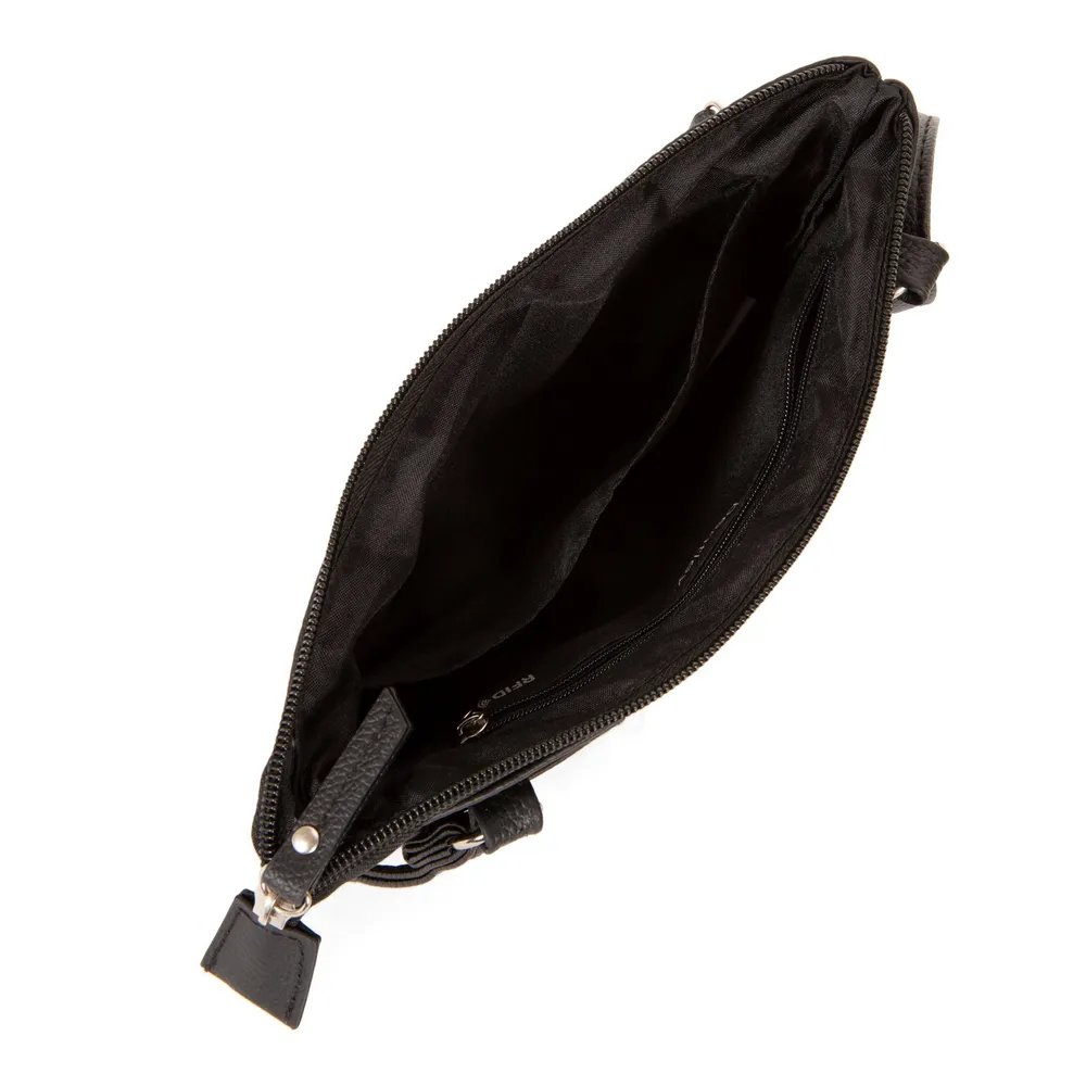 Halogen nylon zip crossbody bag online