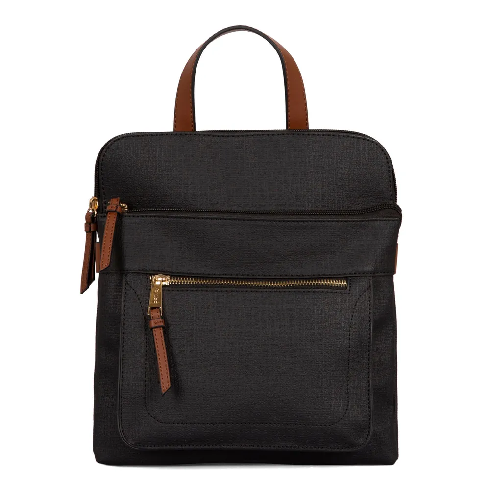 Convertible top crossbody backpack