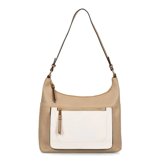 Bentley Faux Linen RFID Hobo Bag Willowbrook Shopping Centre
