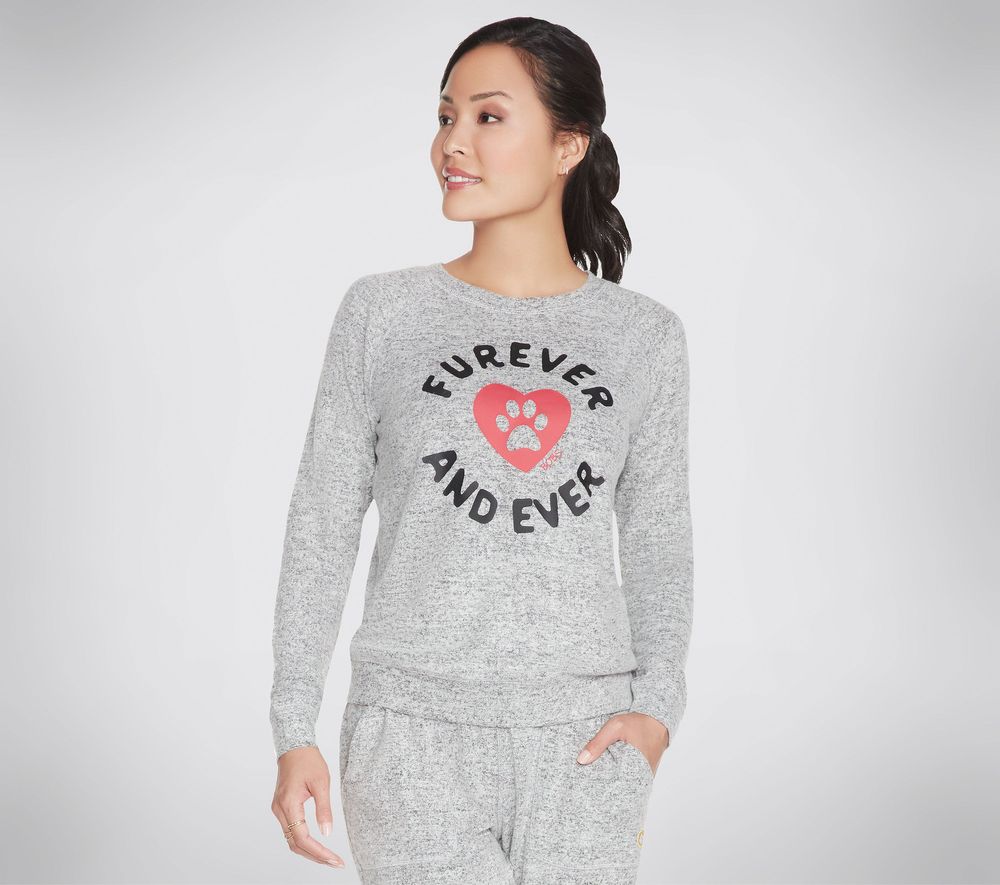 Skechers BOBS Apparel Furever Cozy Pullover Shirt Halifax
