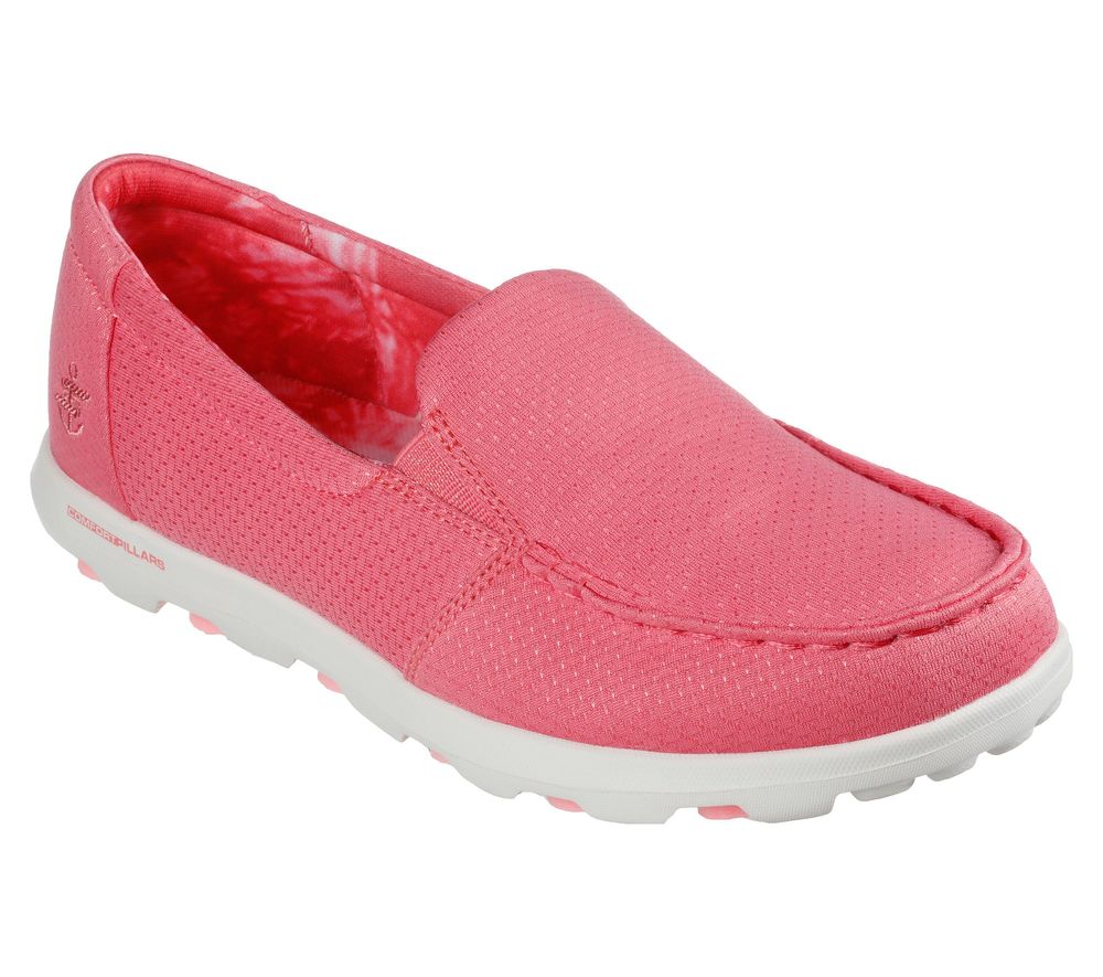 Skechers on the go new arrivals clipper women's boat shoes