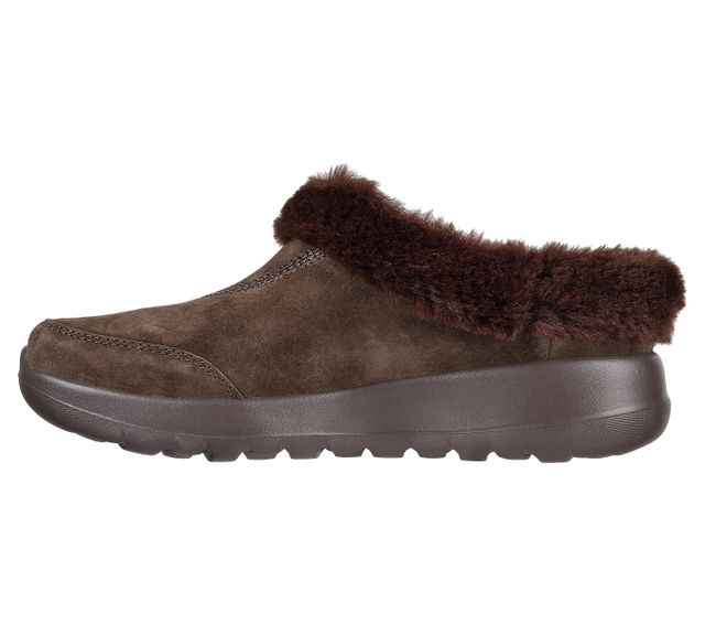 Skechers go walk cheap suede with faux fur