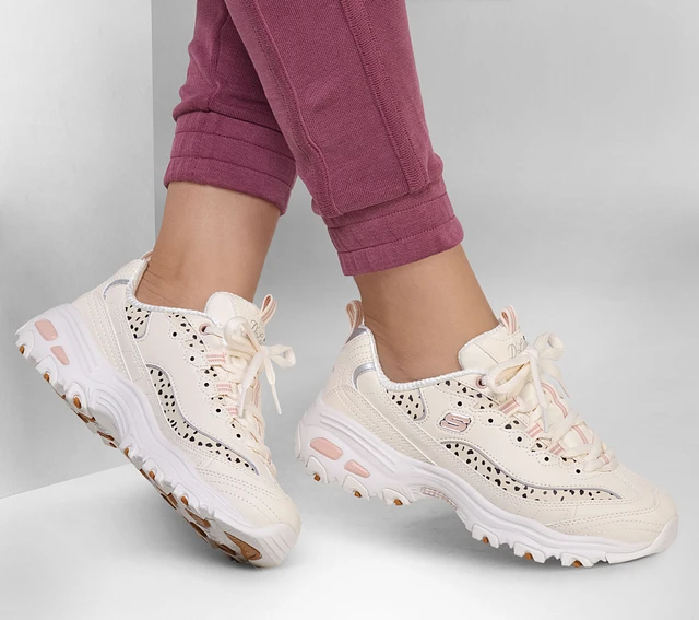 Skechers d lites bright blossoms wide discount
