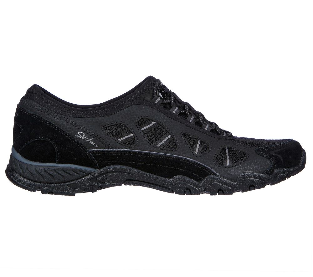 Skechers hot sale bikers black